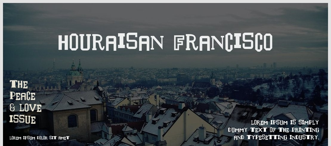 Houraisan Francisco Font