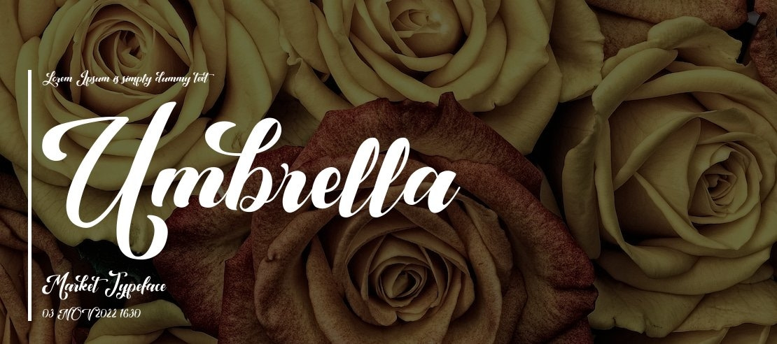 Umbrella Market Font