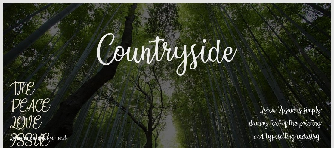 Countryside Font Family