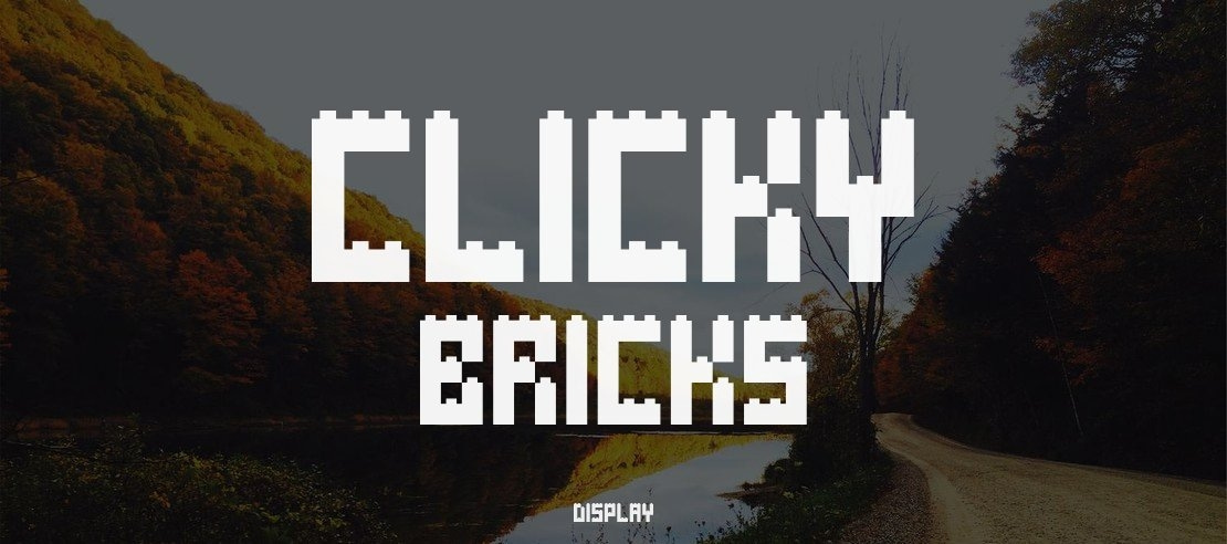 Clicky Bricks Font