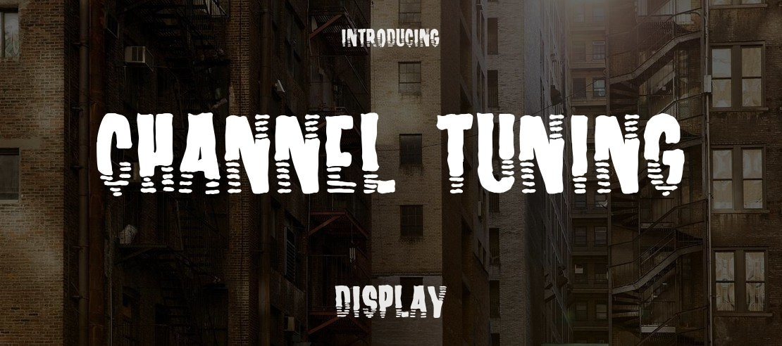 Channel Tuning Font