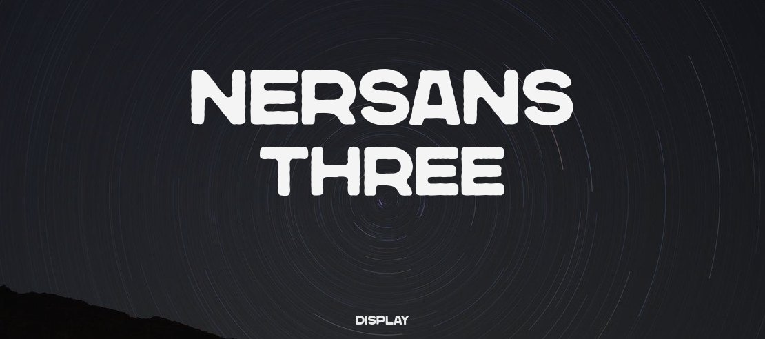 Nersans Three Font