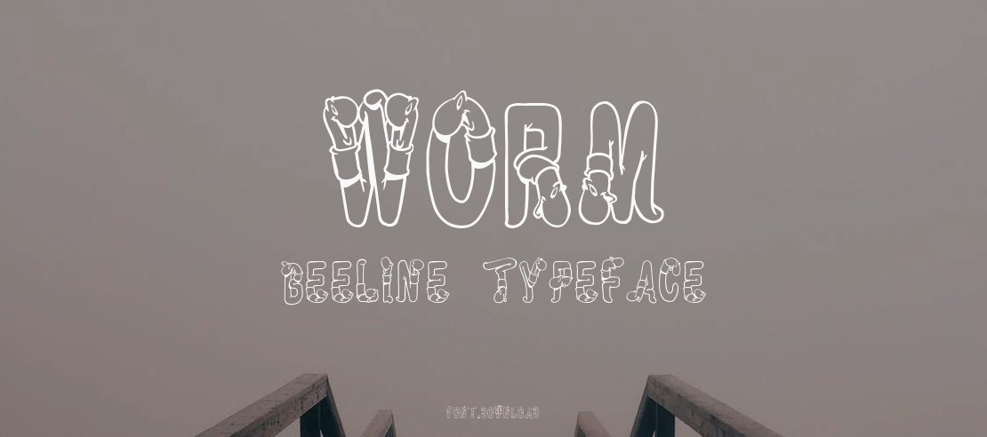 Worm Beeline Font