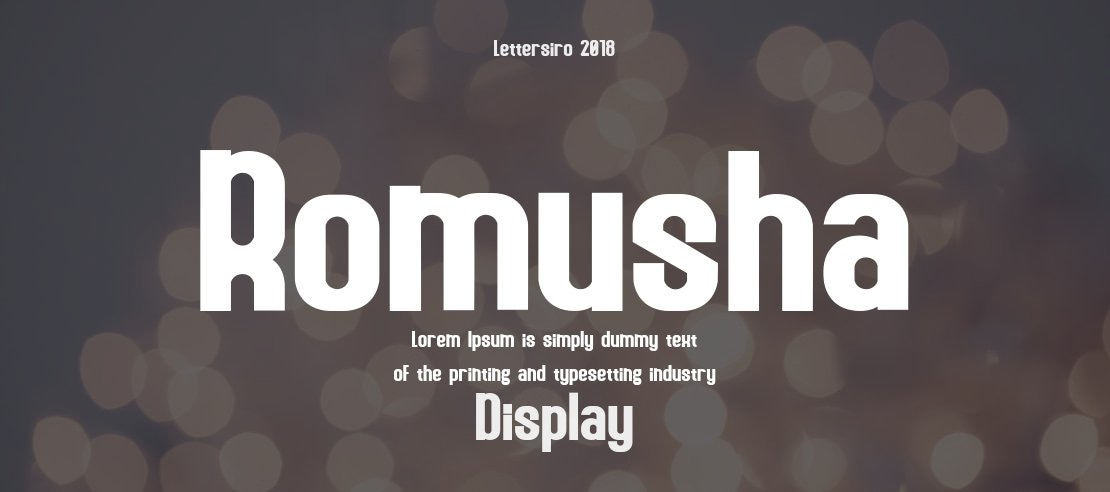 Romusha Font