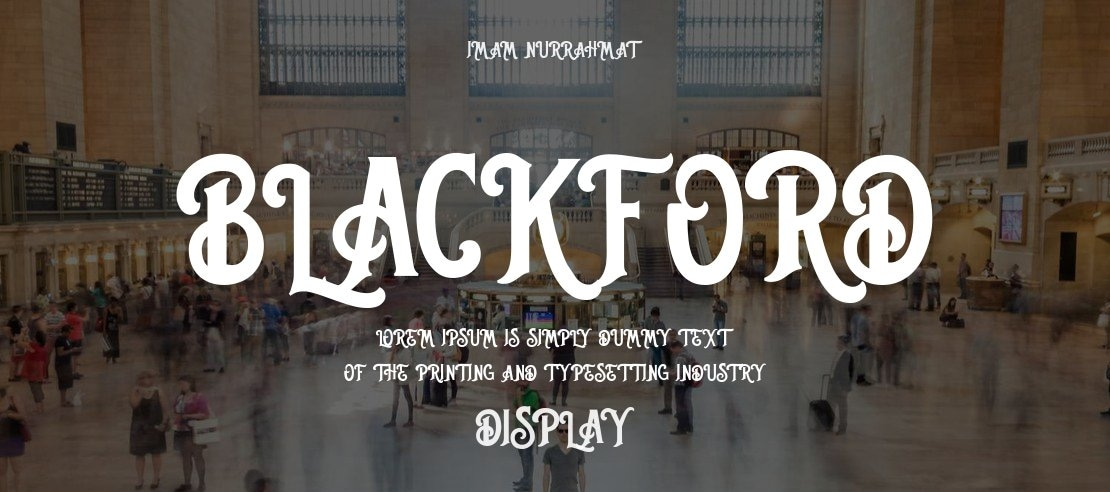 Blackford Font