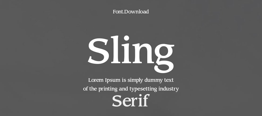 Sling Font Family