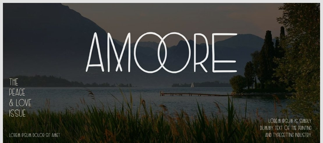Amoore Font