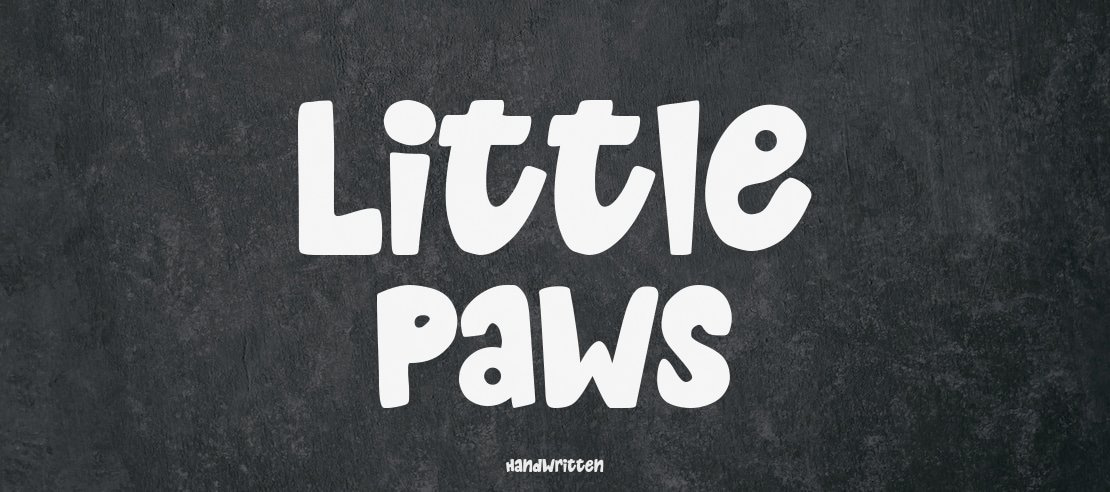 Little Paws Font