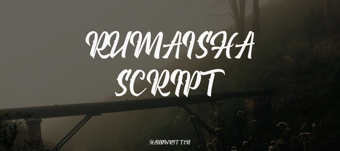 Rumaisha script Font