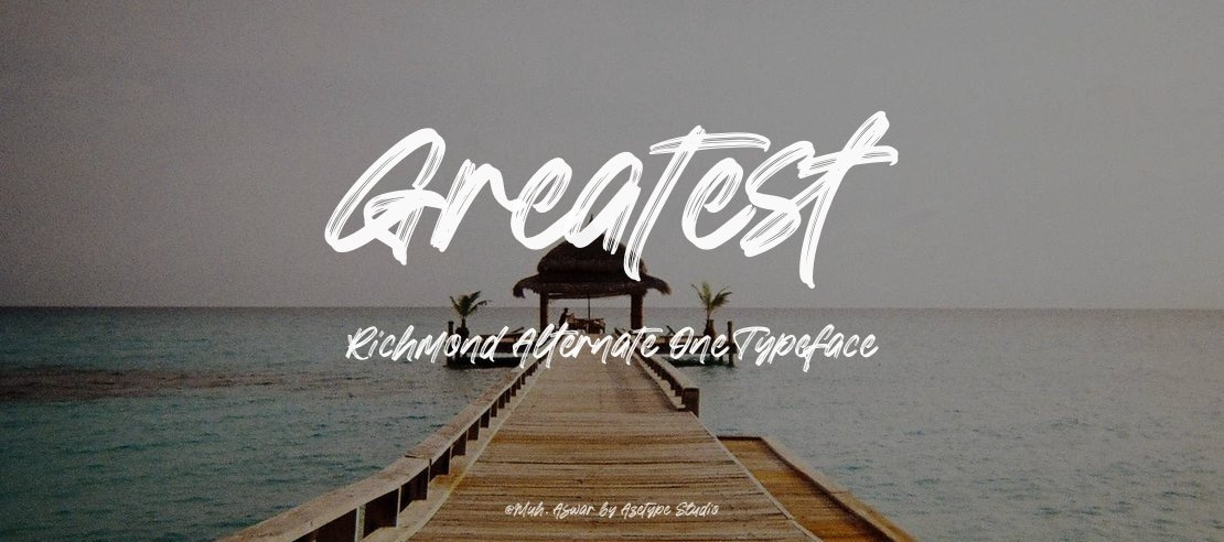 Greatest Richmond Alternate One Font Family