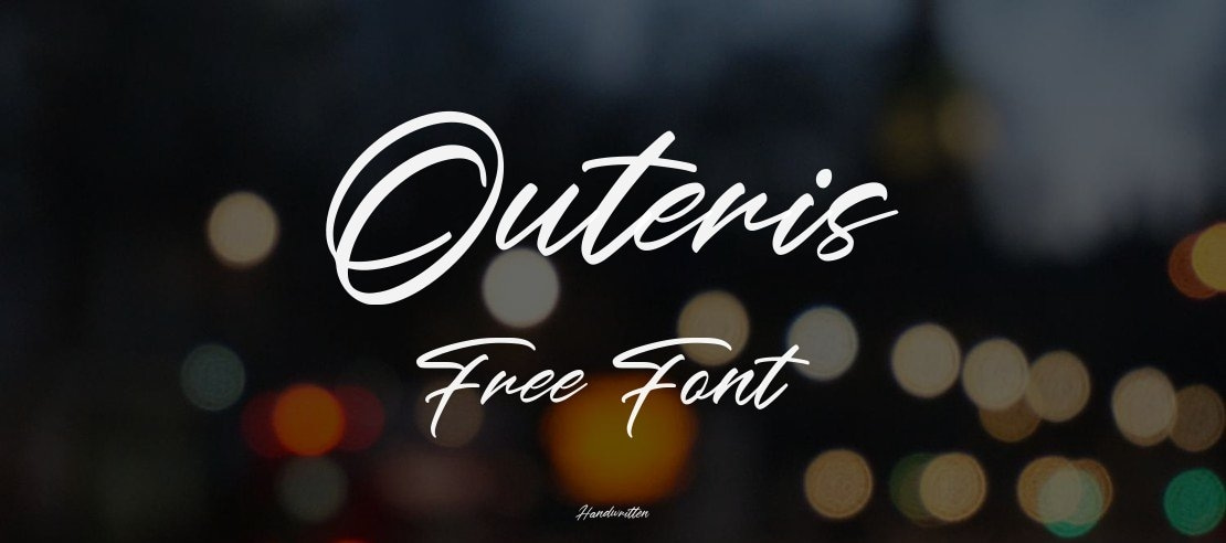 Outeris Free Font