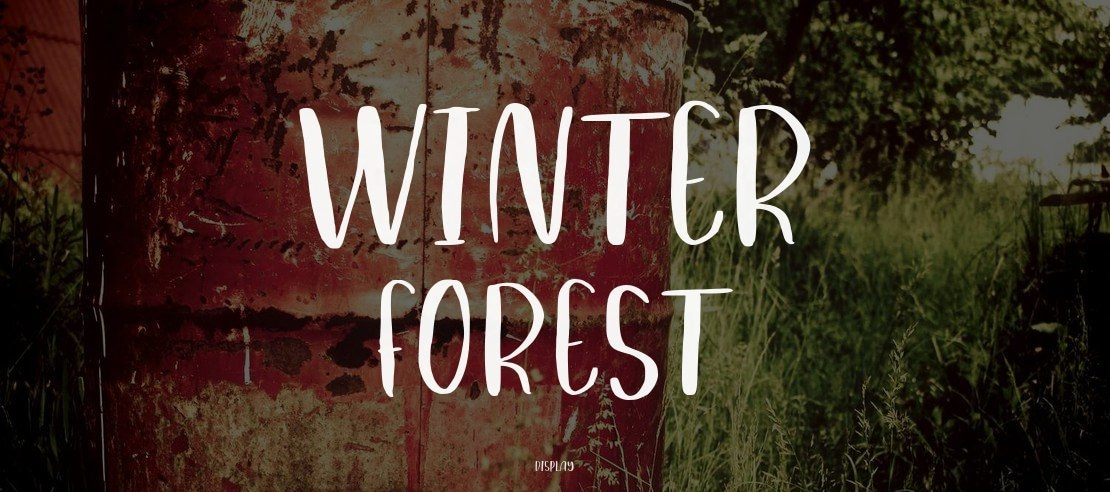 Winter Forest Font