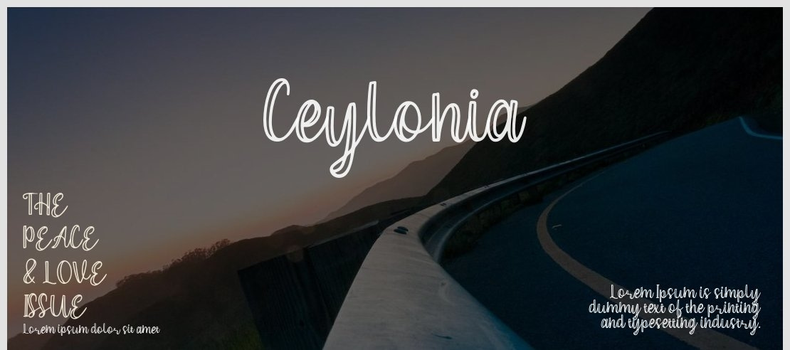 Ceylonia Font