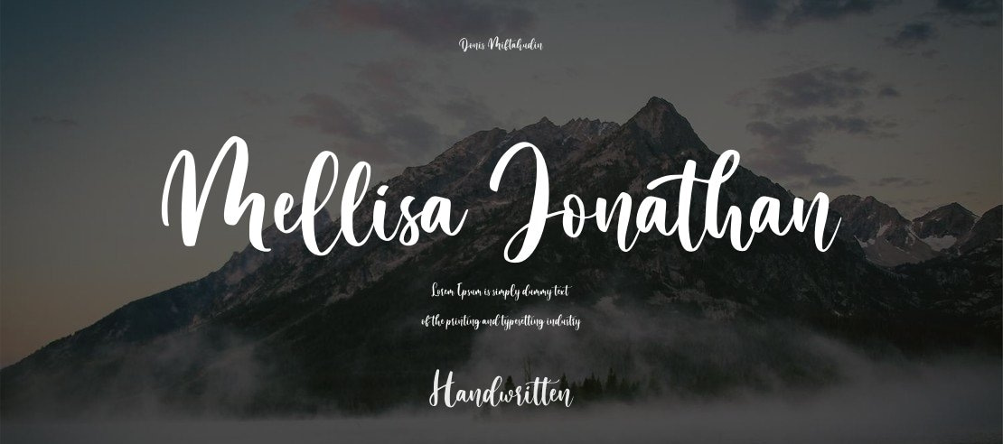 Mellisa Jonathan Font