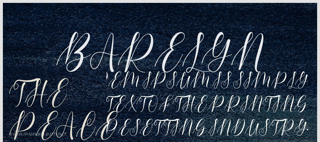 Barelyn Font