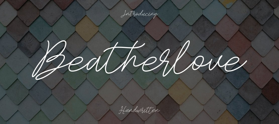 Beatherlove Font