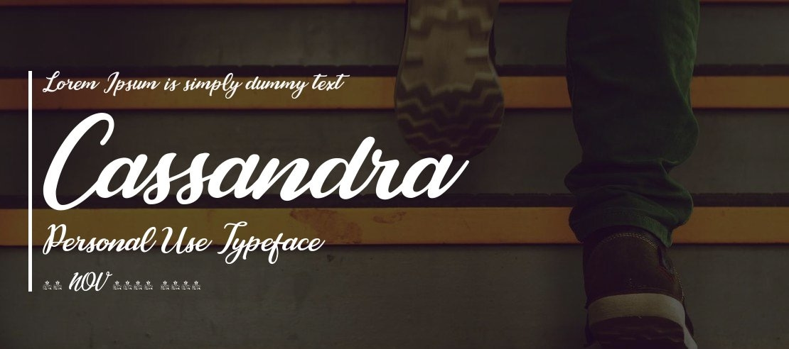 Cassandra Personal Use Font