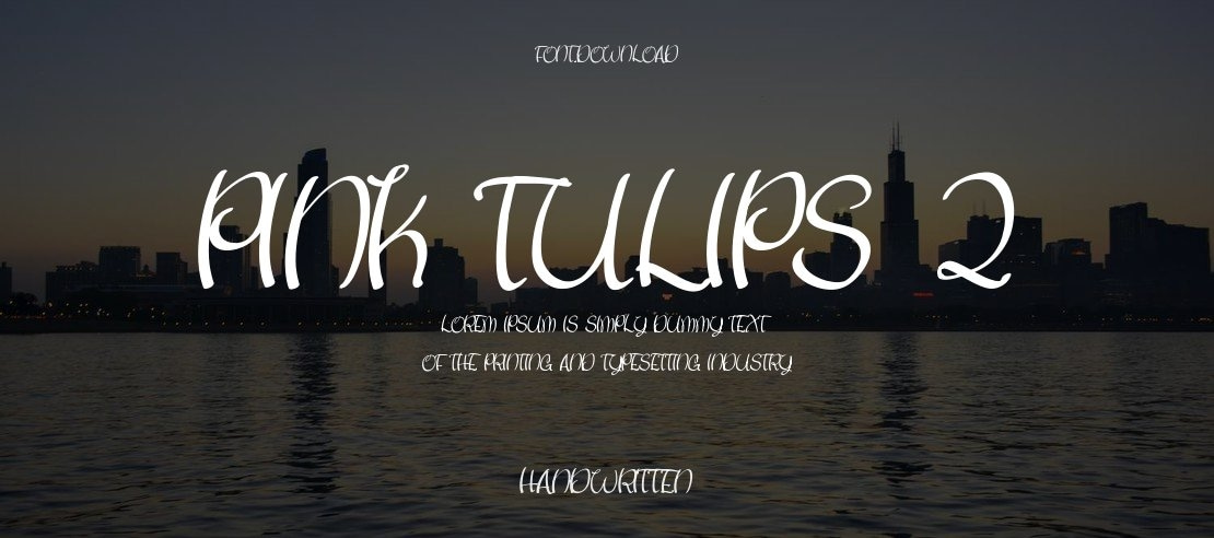 Pink Tulips 2 Font
