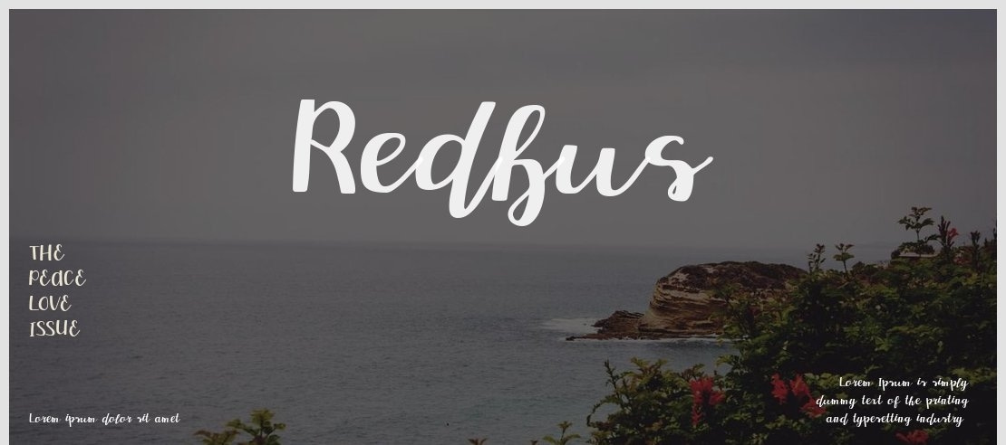 Redbus Font