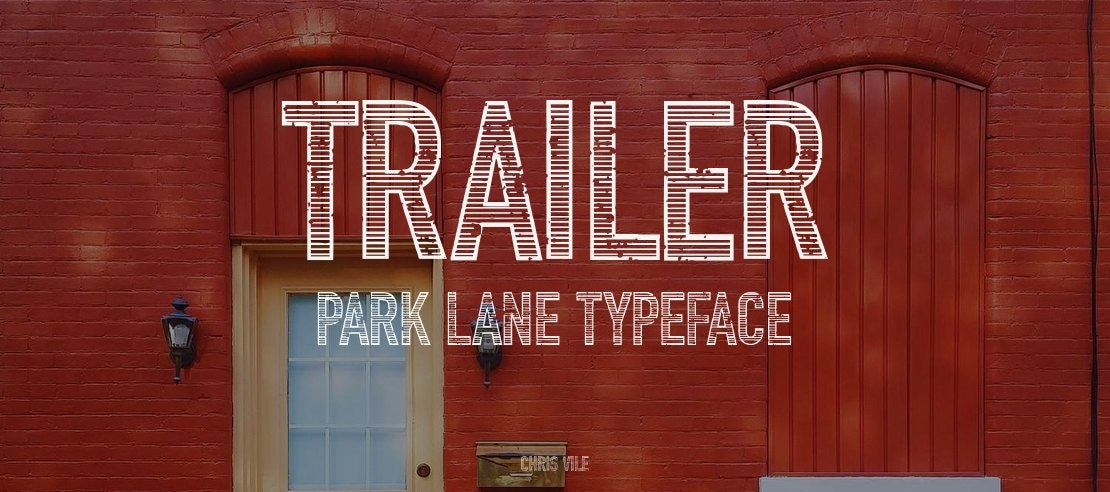 Trailer Park Lane Font Family