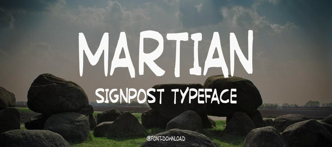 Martian Signpost Font Family