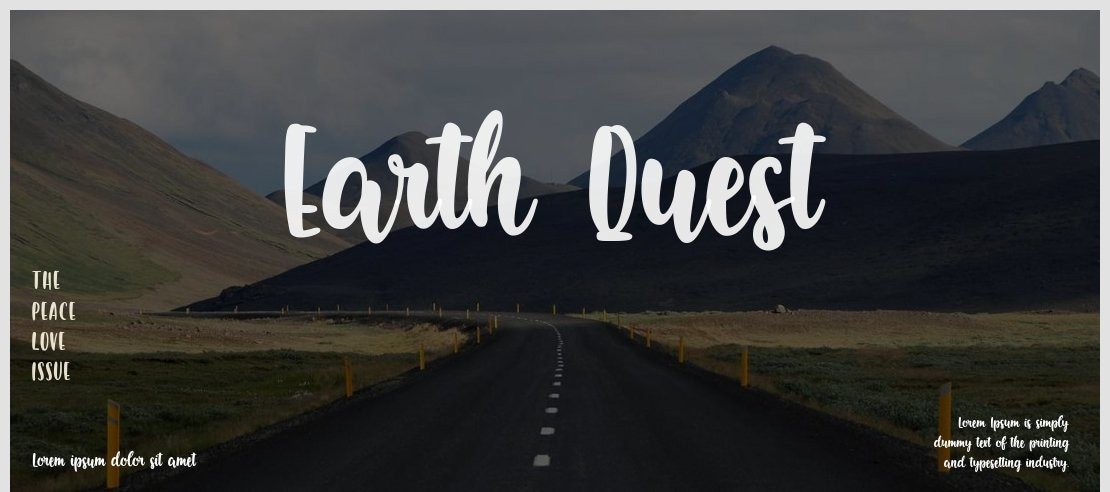 Earth Quest Font Family