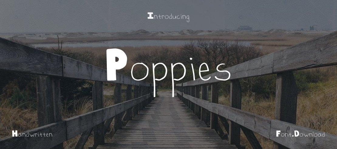 Poppies Font