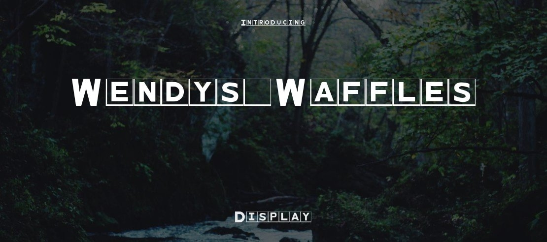 Wendys_Waffles Font
