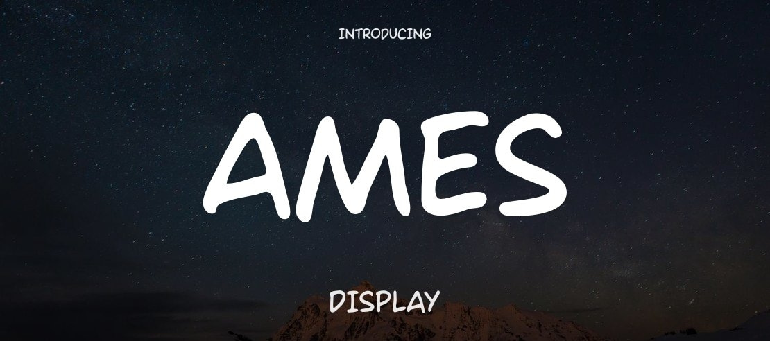 Ames Font