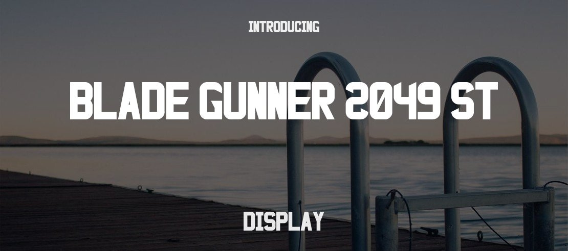 Blade Gunner 2049 St Font
