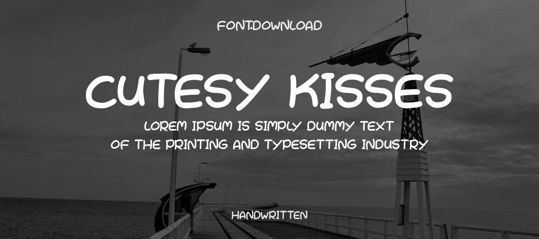 Cutesy Kisses Font Family
