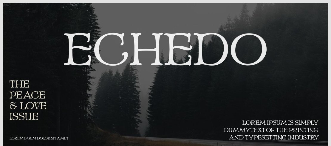 Echedo Font