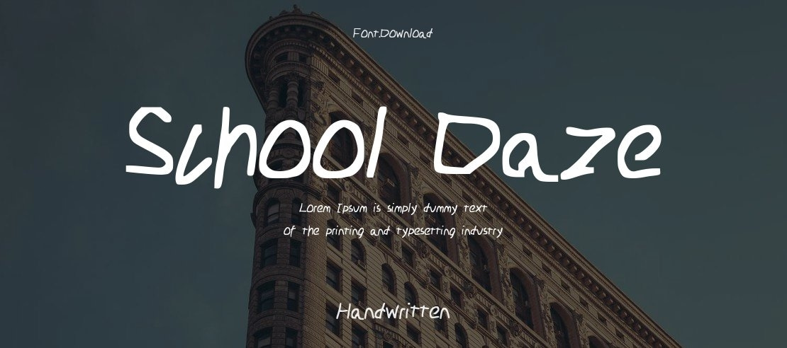 School_Daze Font