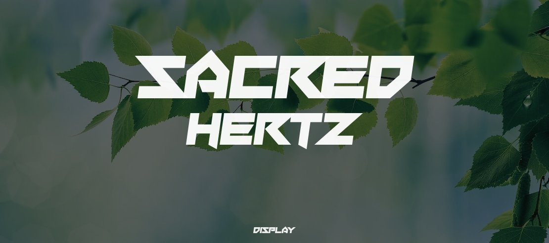 Sacred Hertz Font Family