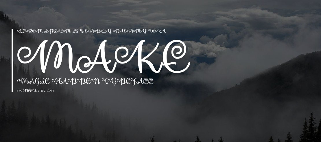 Make Magic Happen Font