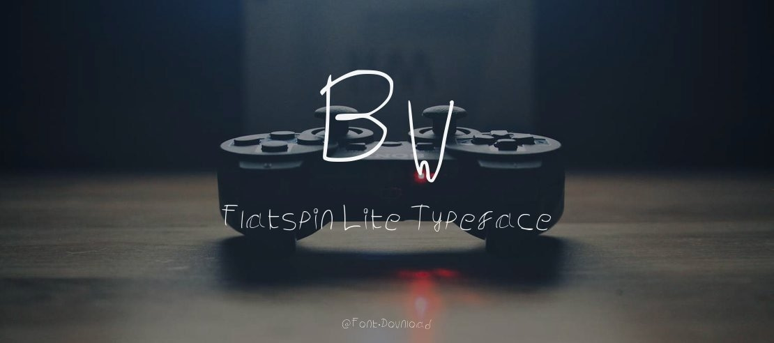 Bw Flatspin Lite Font Family