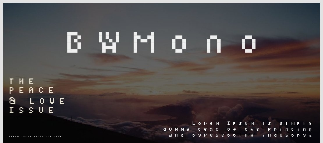 BWMono Font