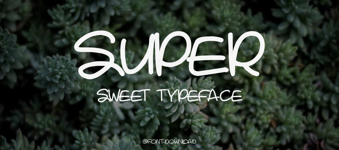 Super Sweet Font Family