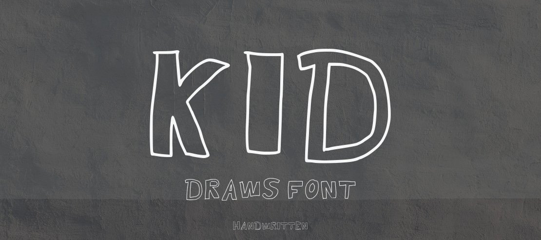 Kid Draws Font