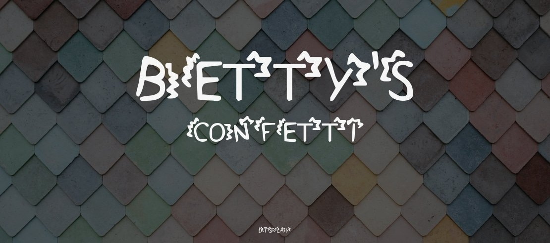 Betty's Confetti Font