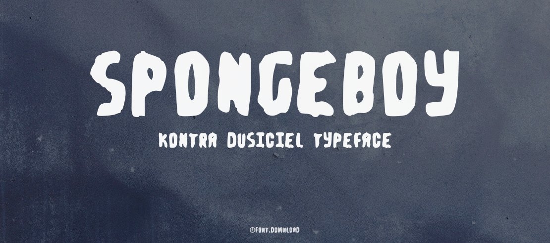 Spongeboy kontra Dusiciel Font