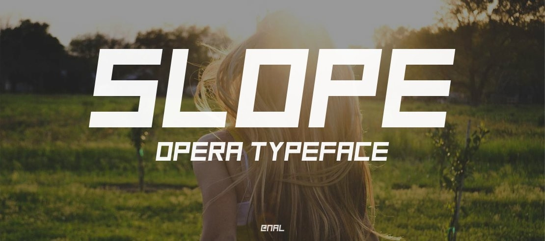 Slope Opera Font