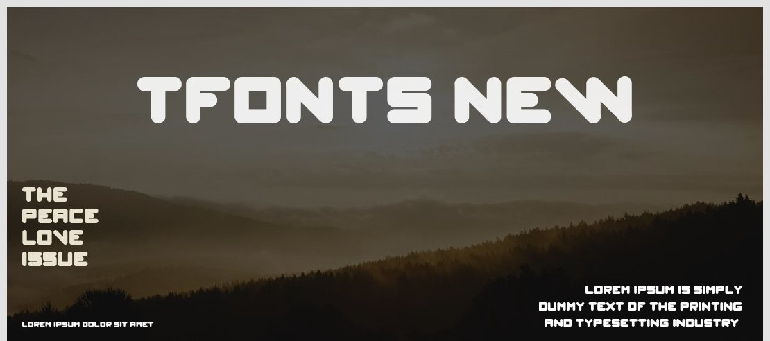 TFonts New Font