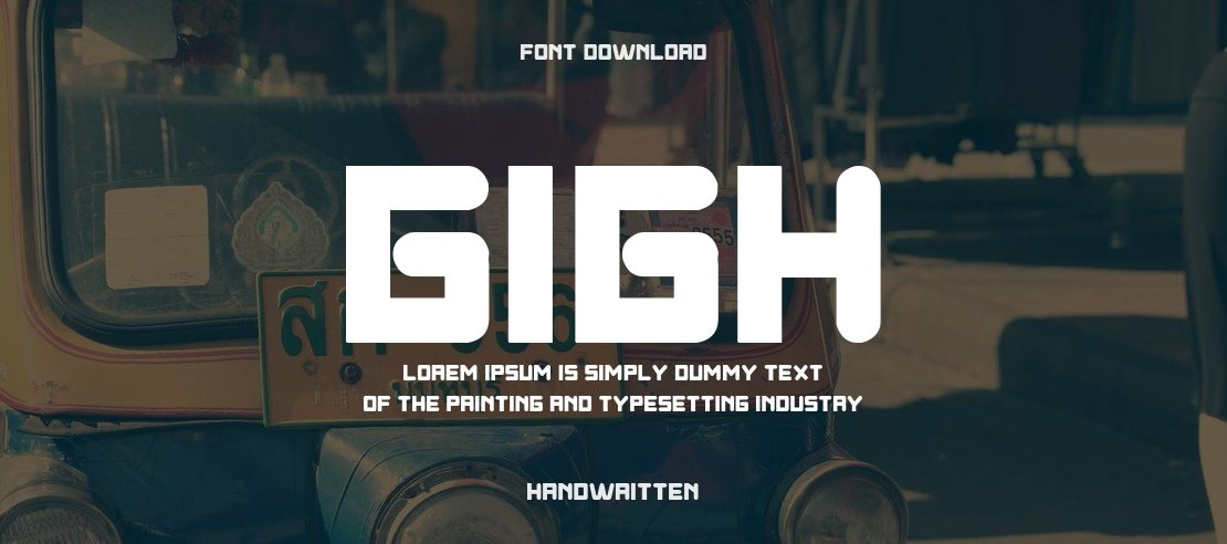 Gigh Font