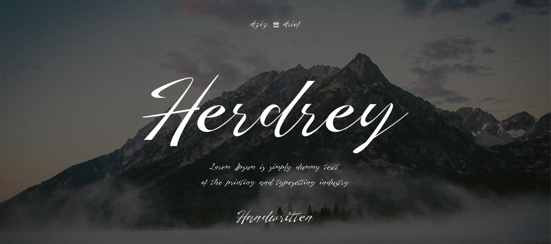 Herdrey Font