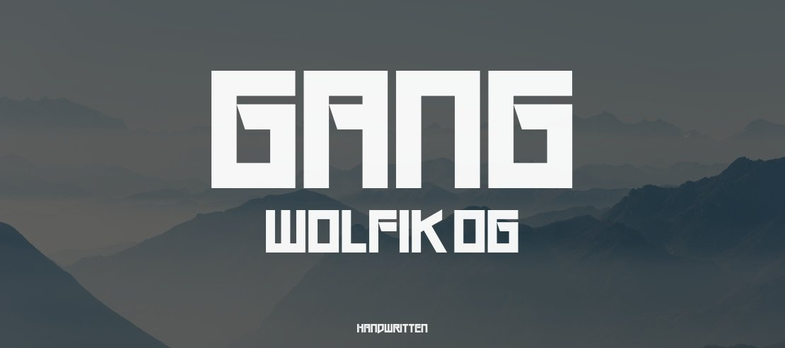 Gang Wolfik OG Font