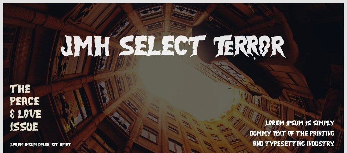 JMH SELECT TERROR Font