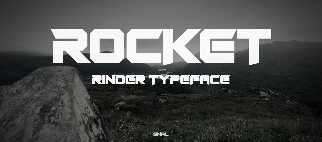 Rocket Rinder Font