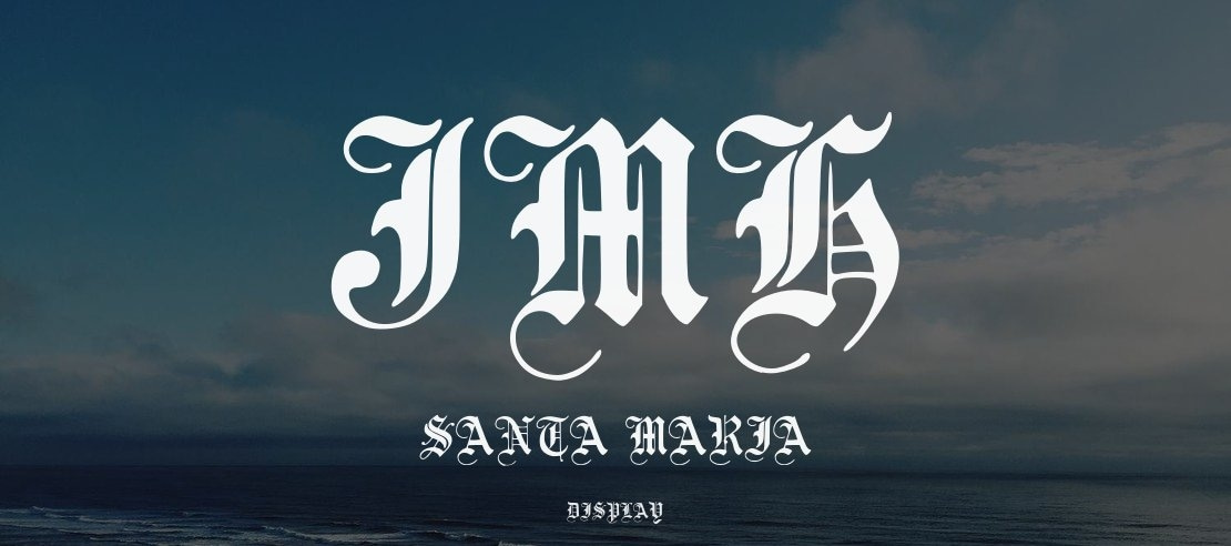 JMH Santa Maria Font Family