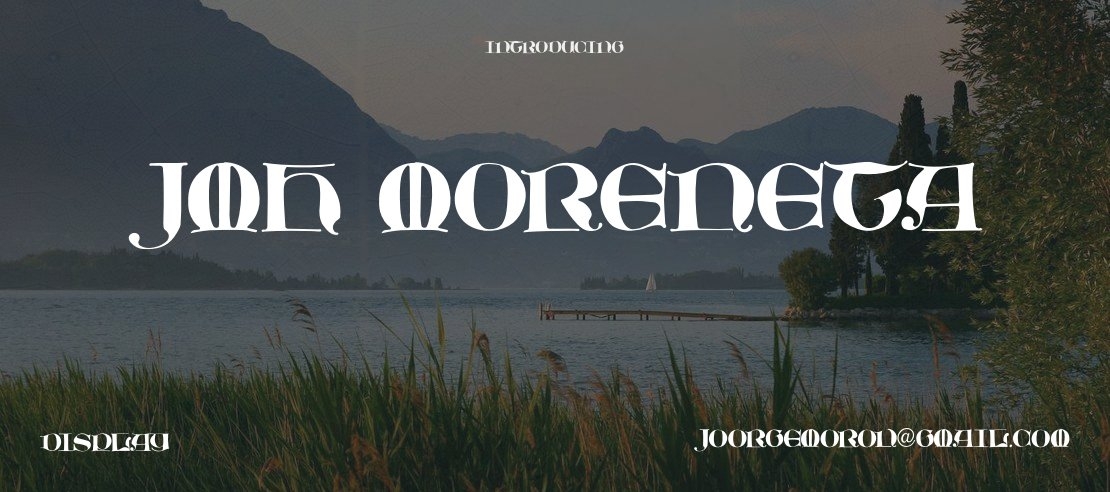 JMH Moreneta Font